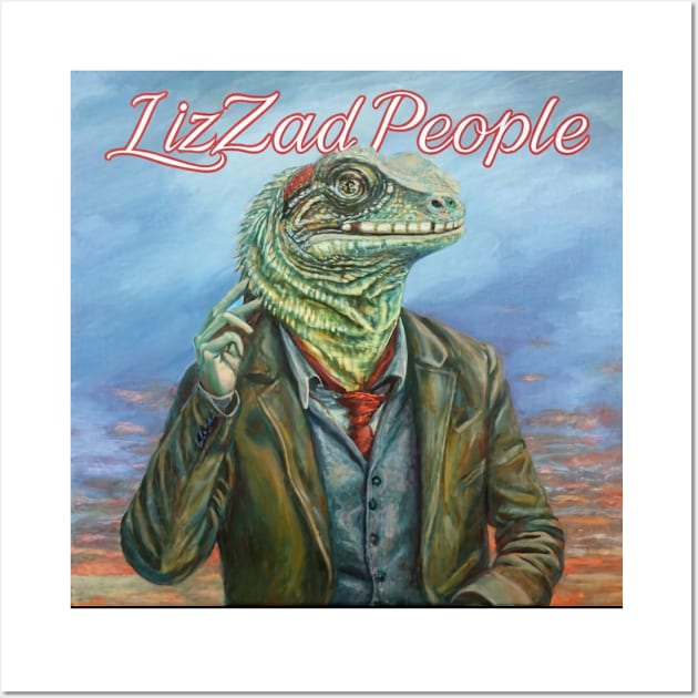 Lizzard People Wall Art by MercurialMerch